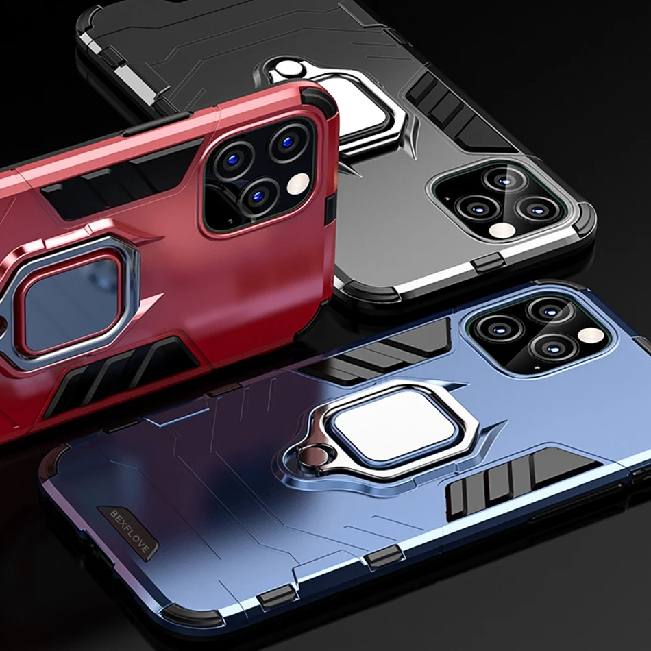 360 чехол для телефона iPhone 11 Pro XS Max силиконовый магнитный автомобильный держатель