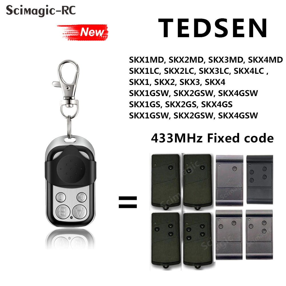 TEDSEN SKX1MD SKX2MD SKX3MD SKX4MD гараж дистанционного управления 433 92 МГц ворота