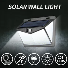 Наружный светильник ing Buitenlamp Солнечная настенная лампа с датчиком движения садовый двор светодиодный светильник наружный датчик настенный светильник s