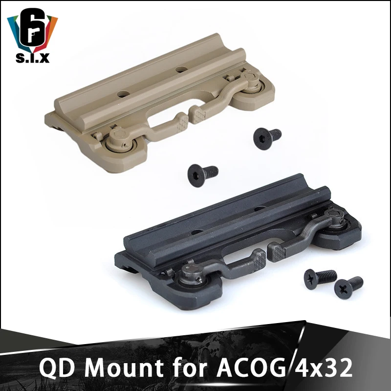 Тактический страйкбол QD быстросъемный прицел для ACOG 4x32 Охотничьи аксессуары с