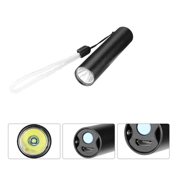 

Mini XPE LED Flashlight Rechargeable Camping 300LM 4 Modes USB Portable Outdoor Elements Torch for Night Lighting Dropshipping