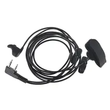 

Ear Bone Earpiece Mic Finger PTT Headset for Kenwood TK3107 KPG27D TH225 Radio New