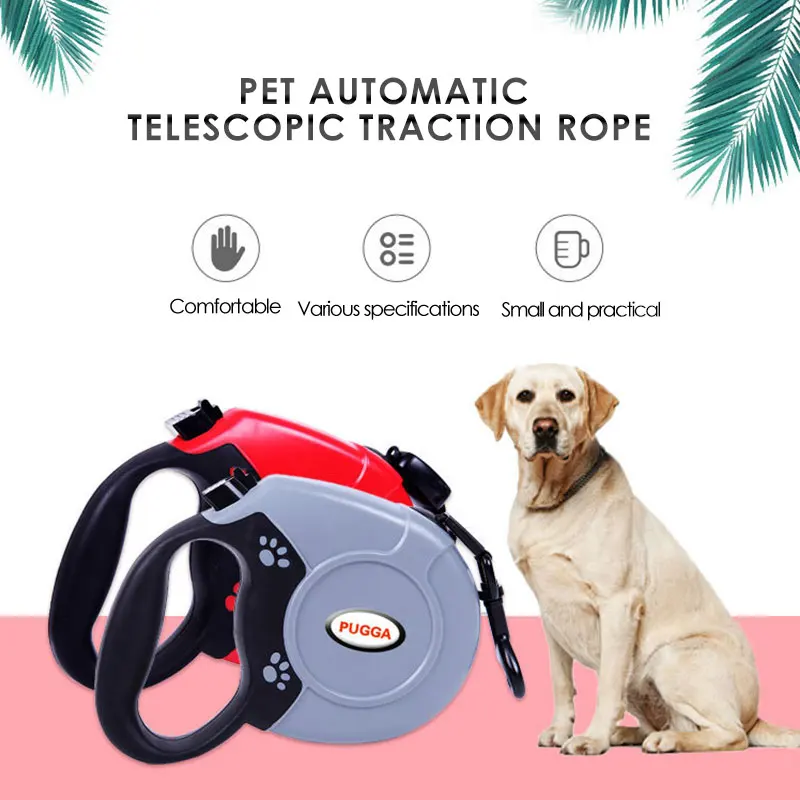 

5M/8M Automatic Retractable Dog Leash Durable Dog Leash Small Medium And Large Dog With Pet Running Walking Extension Cord