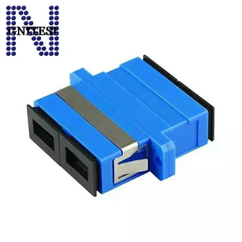 

Free shipping 50 PCS SC UPC Duplex Single-mode Fiber optic Adapter SC Optical fiber adapter