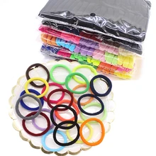 50 шт./компл. Для женщин аксессуары для волос резинки эластичная резинка для волос резинки для волос с повязкой на голову для девочек наряды украшения Головные уборы