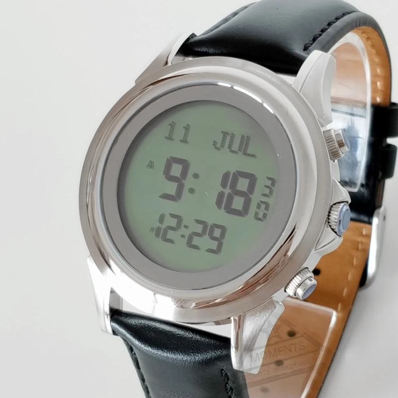 Запрограммированные для молитвы часы с компасом Qibla Hiji Azan Time мусульманские