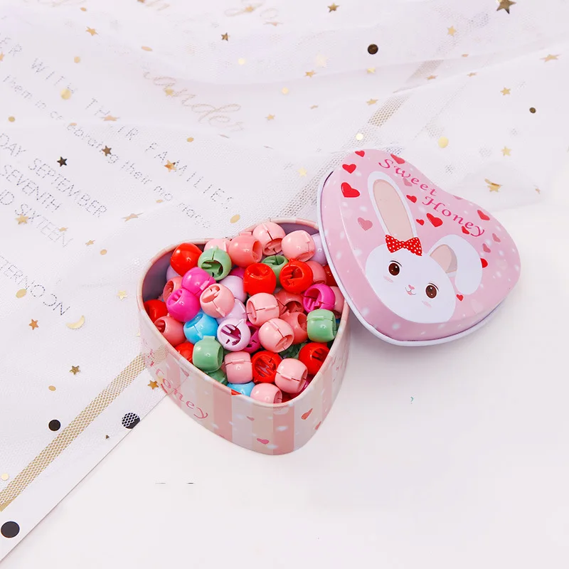 10-40Pcs/Pack New Children Hair Claws Headwear Set Candy Color Peas Clips Girls Acrylic Hairpins Hair Clips Hair Accessories