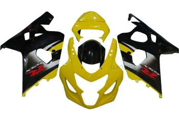 

Body Frame for Suzuki GSX R600 R750 K4 2004 2005 Injection Fairing Kit Yellow Black