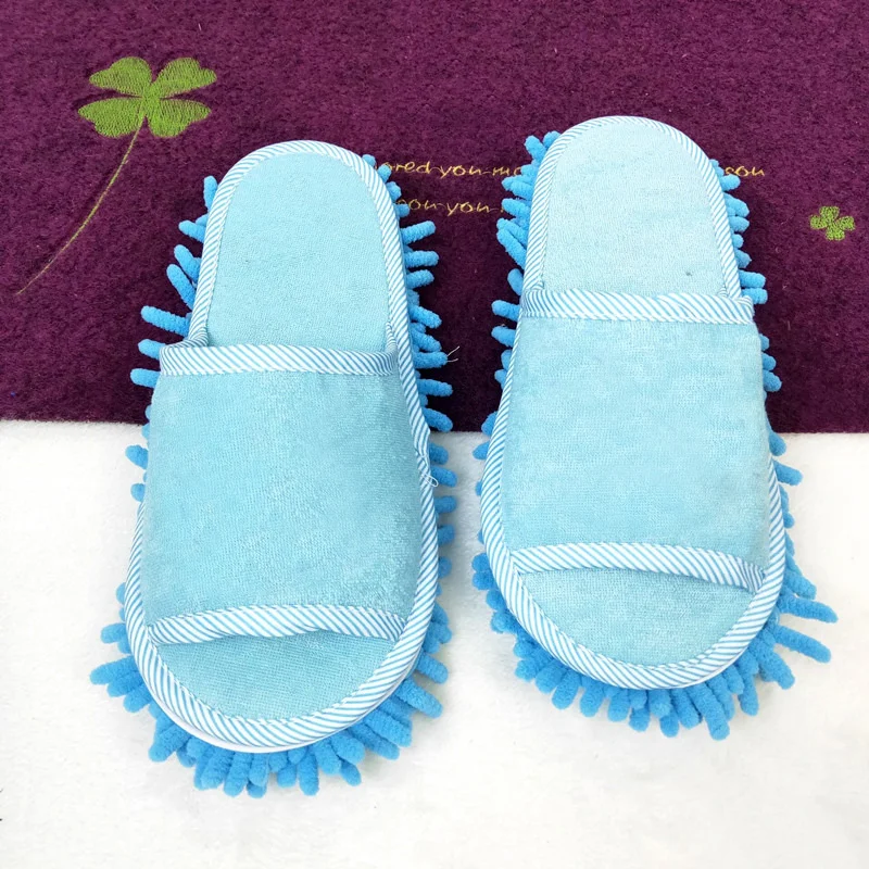 

Hot Microfibre Mop Slipper House Floor Foot Shoes Lazy Polishing Cleaning Dust Tool IE998