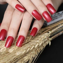 Long Red Square Acrylic Nails Buy Long Red Square Acrylic Nails With Free Shipping On Aliexpress