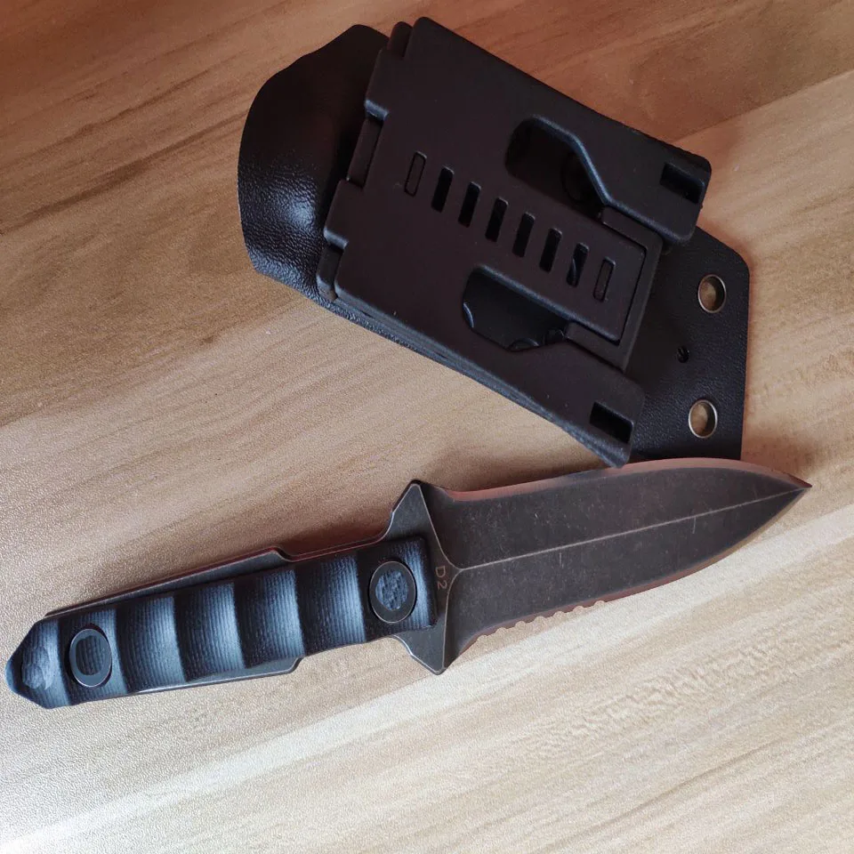 Новый C1290 фиксированный нож D2 каменные моющие Ножи Охотничий карманный нож CSGO Открытый походный Нож EDC тактические ножи для выживания