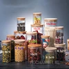 Mason Candy Jar For Spices Glass bamboo Cover Container Glass Jars With Lids Cookie Jar Kitchen Jars And Lids Wholesale 4