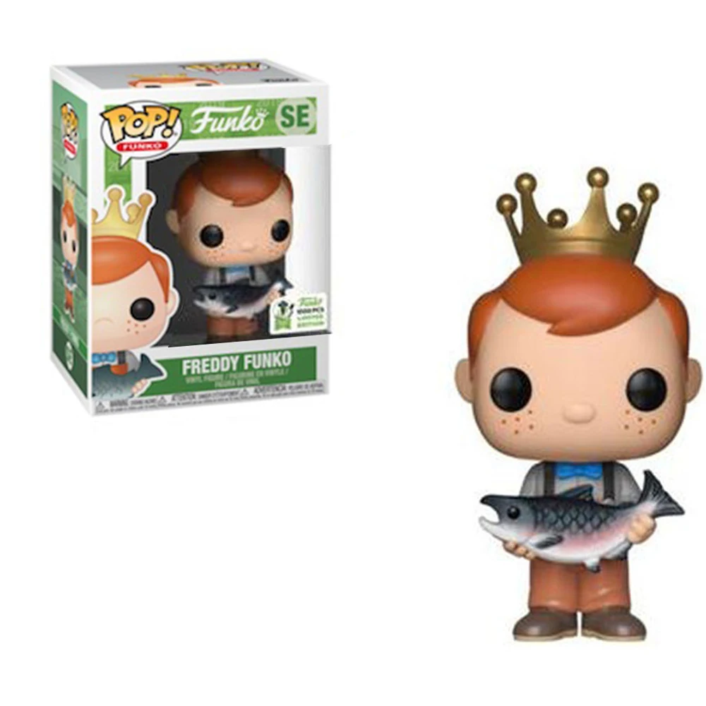 FUNKO POP Freddy Pennywise виниловые фигурки Коллекция Модель игрушки для детей подарок на день рождения - Цвет: SE-Freddy-red