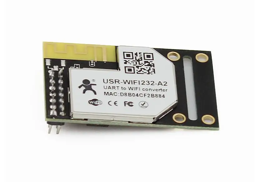 Precio reducido USRIOT-USR-WIFI232-A2 de serie Industrial TTL UART para Wifi, módulo inalámbrico con antena integrada, función DHCP/DNS 1gNWboaWkrB