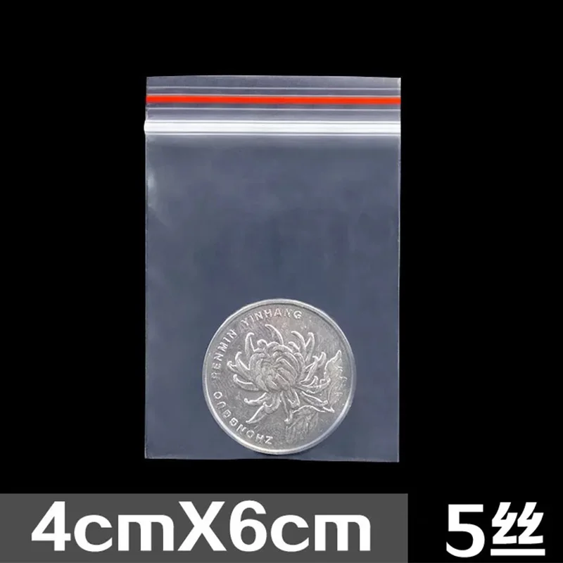 100 шт. 10x1 5/6x8 маленький мини мешок с замком на молнии пластиковые пакеты упаковка