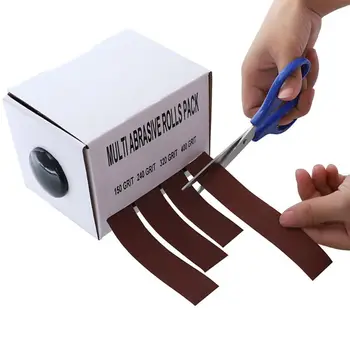 

6 Meter 150-400 Grit Emery Cloth Roll Polishing Sandpaper for Grinding Tools Metalworking Woodworking