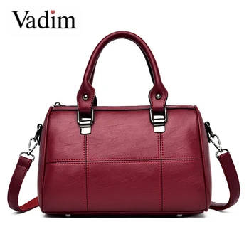 

Vadim High Quality Handbags Ladies Shoulder Bag Rivet Female Messenger Bags Designer Boston Crossbody Bag for Women Bolsa Mujer