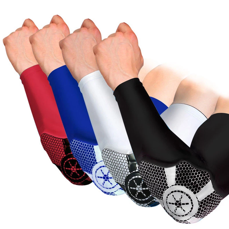 1 шт. компрессионный рукав налокотники Crashproof Honeycomb Arm Pad компрессионный рукав протектор шестерни
