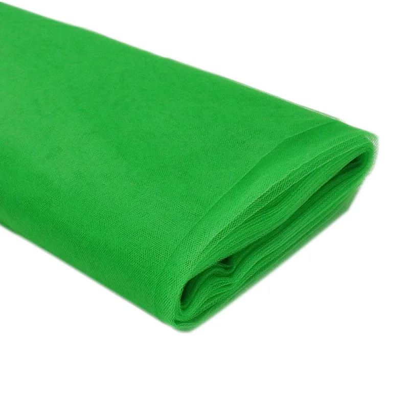green Белый 5" x120 футов(40 ярдов) тюль болт свадебное украшение болт Pew ремесло пользу ткань свадебные пользу вечерние банкет подарок декор - Цвет: green