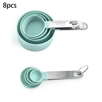 

Gadget Measuring Cups Spoons Home Accessory Kit Stainless Steel Kitchen