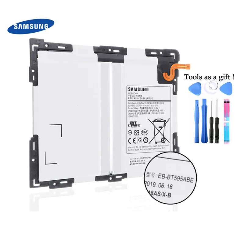 Аккумулятор SAMSUNG для Samsung Galaxy Tab A2 EB-BT595ABE 7300 T595 10 5 мА · ч инструменты | Мобильные