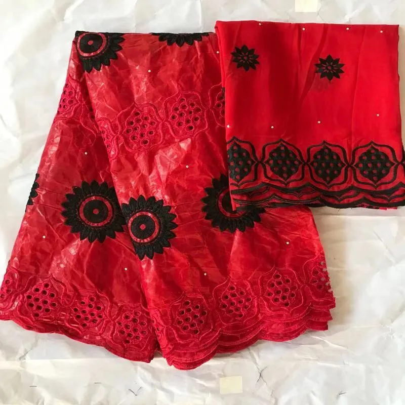 Новое поступление камень Африканский Базен riche ткань с вышивкой кружева/Базен riche платье Материал нигерийский KY102726