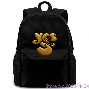 

New YES Band 50 Years Anniversary Tour logo Black to women men backpack laptop travel school adult student