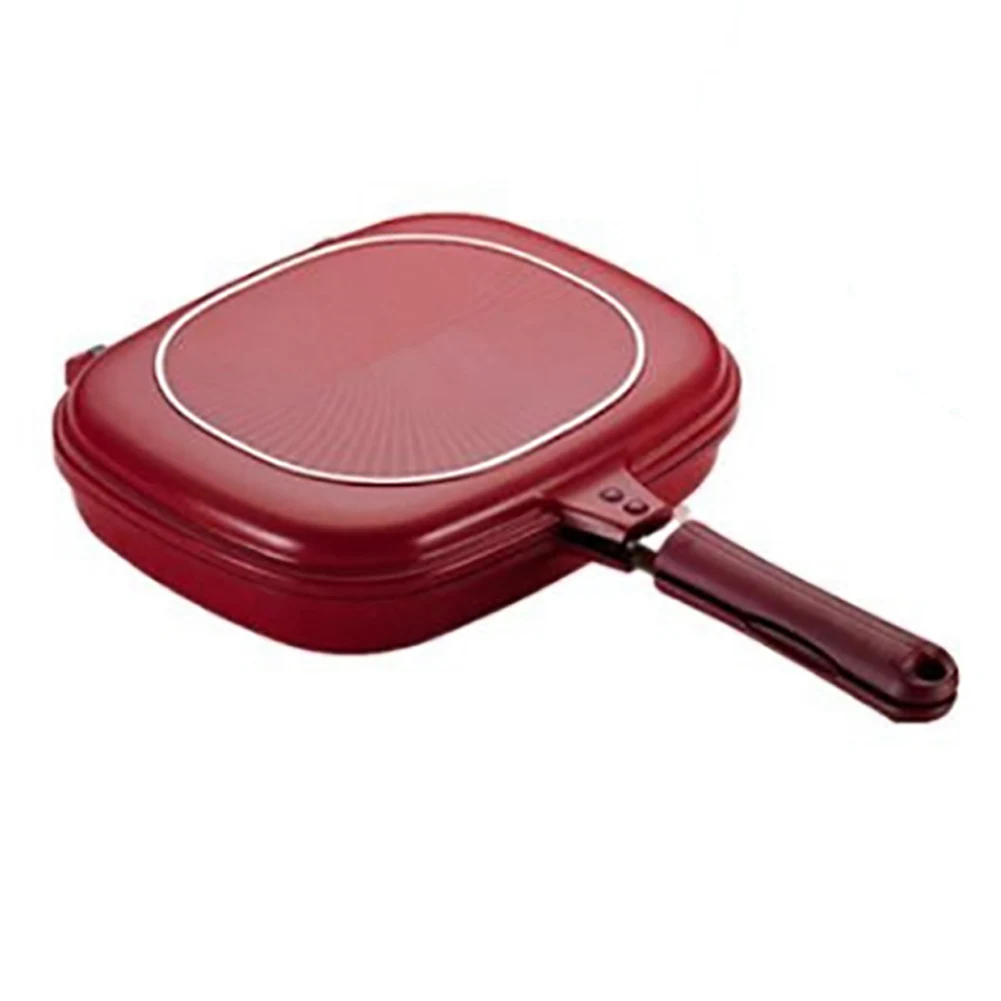 

Trays Professional Kitchen Omelette Square Cookware Baking Double Sided Breakfast Steak Pancake Non-stick Frying Pan Pot