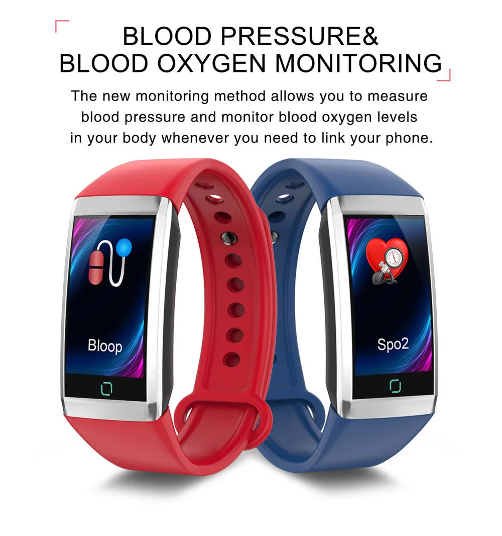 Kaimorui Smart Bracelet Heart Rate Monitor Blood pressure Pedometer Watch Fitness Tracker TD19 Smart Band Wtch For Android Ios