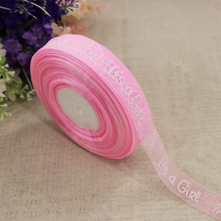 5Yard Ribbon Одноразовый пластиковый стол, юбка, синий, розовый, покрытие стола, бумажный стаканчик, тарелка, соломинка, для дня рождения, вечеринки, свадьбы, фестиваля, украшение - Цвет: 5Yard Ribbon