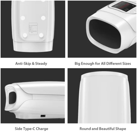 Xiaomi Youpin PMA Электрический ручной массажер пальмовый палец Acupoint беспроводной массаж с воздушным давлением и тепловой компрессии
