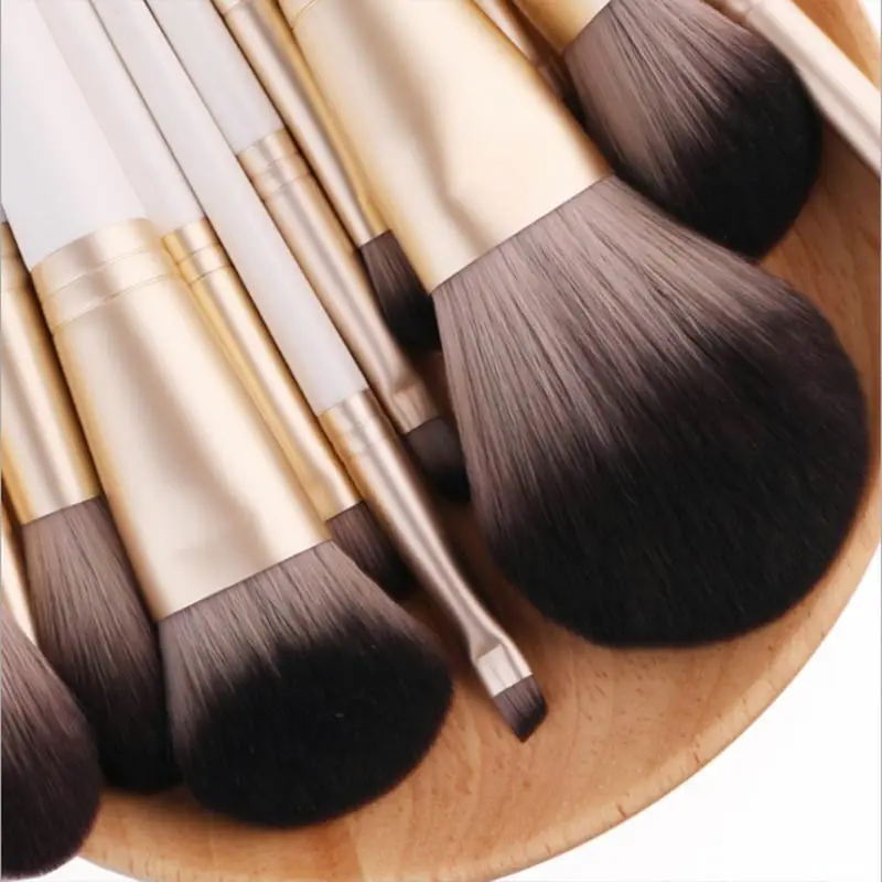 CHMAKE набор кистей для макияжа Профессиональные 12 штук в упаковке Make up набор кистей для глаз растушевывание теней, набор для бровей, кисти для макияжа для бровей