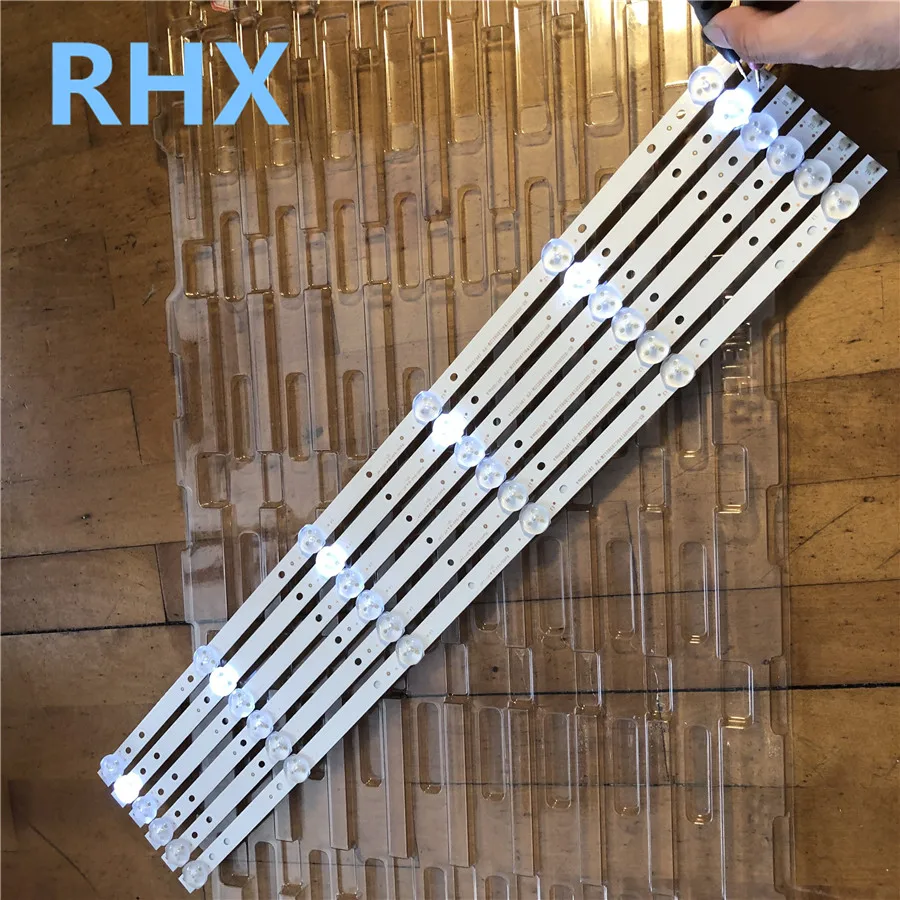 9 шт./компл. 6LED * 3В 562 мм Новинка для Hisense ChangHong Светодиодная лента SVJ320AG2 130307 100% |