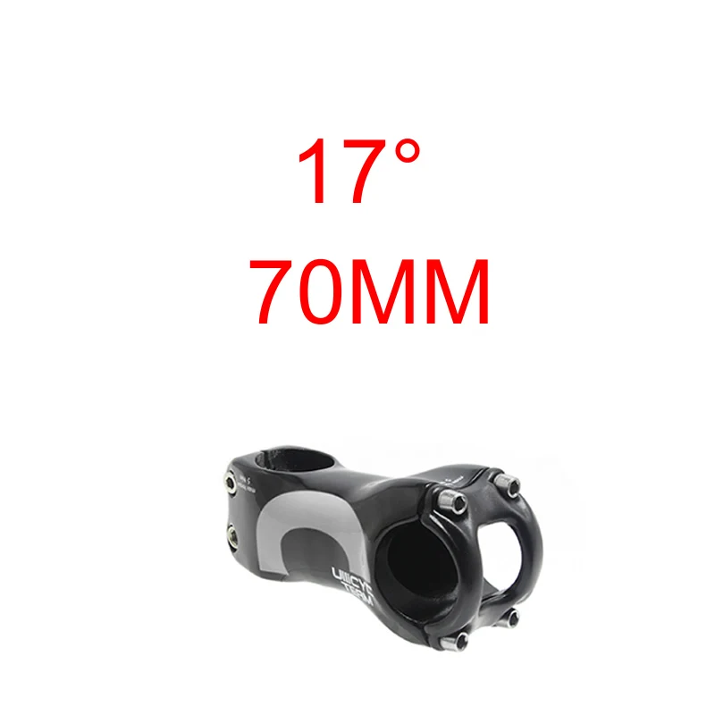 Grey 17 Degree70mm Ullicyc блеск для губ 17 градусов полностью из углеродного волокна, велосипедный вынос руля дорога/MTB углеродная стойка вынос руля велосипеда Запчасти угол 17 70/80/90/100/110 мм - Цвет: Grey 17 Degree70mm