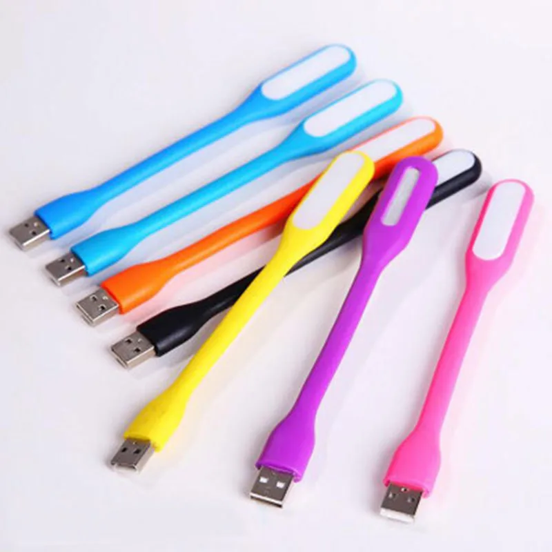 1 шт. портативная 5 в 2 Вт светодиодная USB лампа мини настольная для чтения Защита глаз внешнего аккумулятора