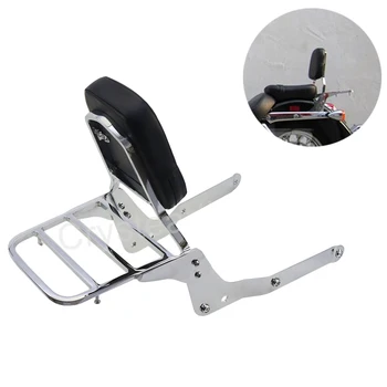 

Motorcycle Backrest Sissy Bar Luggage Rack For Honda Shadow Aero 750 VT 750C VT750C 2004 2005 2006 2007 2008 2009 2010 2011 2012