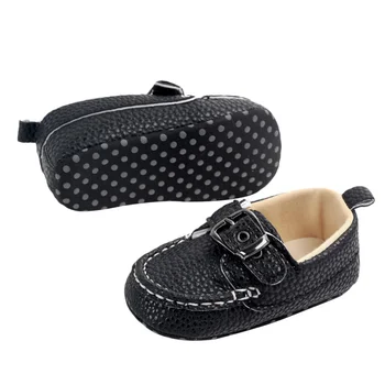 

Newborn Infant Baby Boys Metal Buckle Children Baby Fashion Single Shoes Spring Baby Boys Casual Shoes 0-1 Year