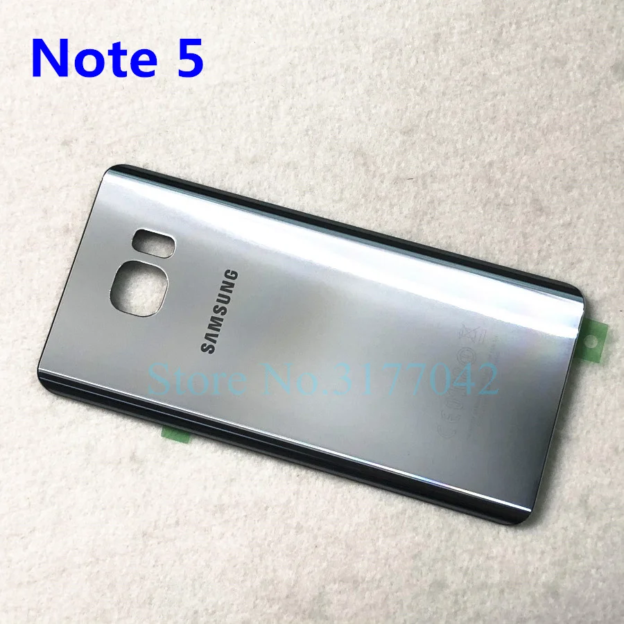Задняя крышка аккумуляторного отсека для SAMSUNG Galaxy Note 5 N920 задняя из стекла Samsung N920P