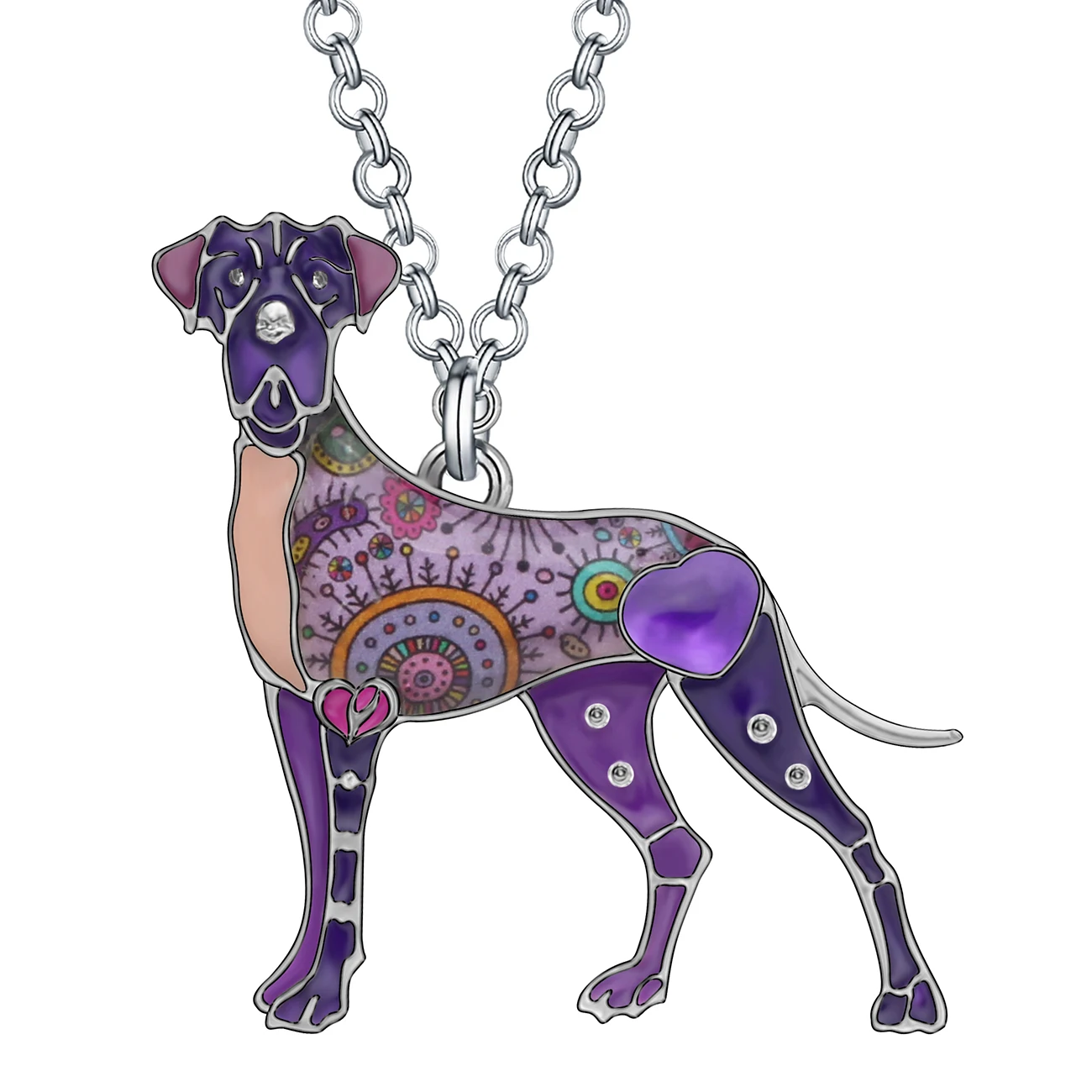 Any Woman Can be a Great Dane Mom Necklace Stainless Steel or 18k Gold -  Express Your Love Gifts