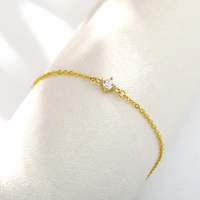 Single Zircon Circle Bead Bracelets For Women Stainless Steel Bracelet Summer Jewelry Couple Friends Accessories Gift 2023 - Image 3