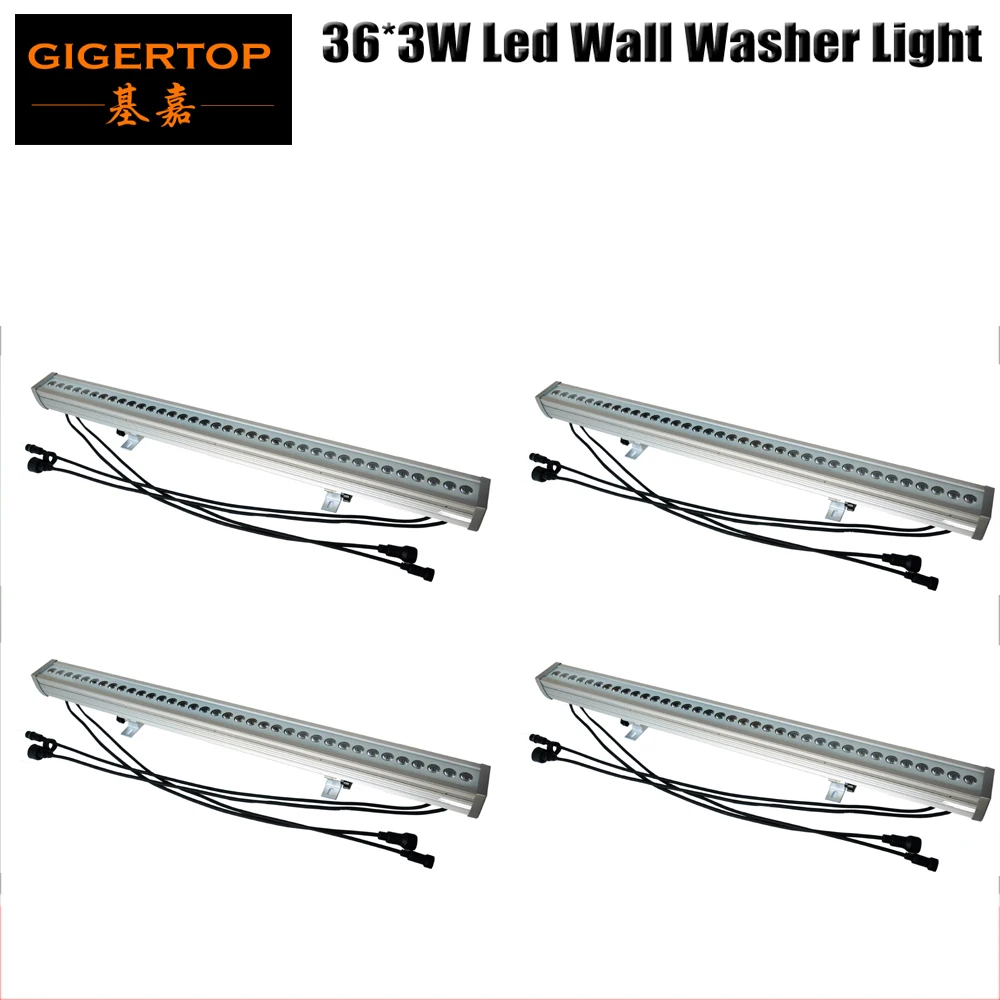 

TIPTOP 4XLOT TP-W3603 LED RGB 120W wall wash light 36X3W LED washer LED Flood stage Linear bar Outdoor saving lamps 110V-240V