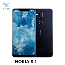 Мобильные телефоны NOKIA 8,1 с глобальной версией, 6,18 дюймов, 4 Гб ОЗУ, 64 Гб ПЗУ, Snapdragon 710, Android 10, 3500 мАч, 18 Вт, быстрая зарядка, мобильный телефон