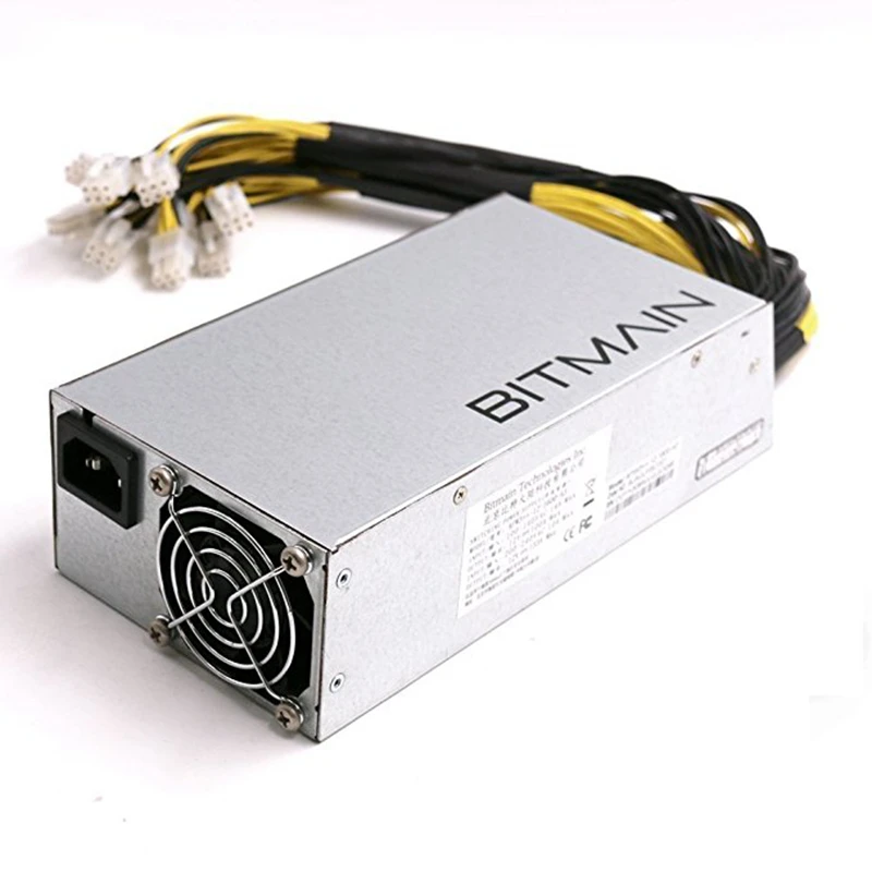 Оригинальный блок питания Bitmain Antminer PSU 1600 Вт APW3 + S9 L3 D3 12 В 133A MAX Baikal X3 X10 Биткоин для
