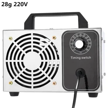 

Ozone Generator 28g/h Portable Ozonizer Air Water Purifier Sterilizer Treatment Ozone Addition To Formaldehyde
