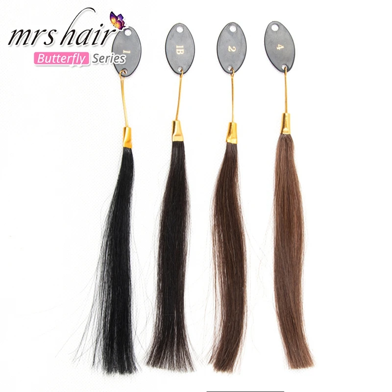 Human hair color chart also named color switch for COLOR CHART for hair extensions 20 different colors