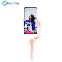 FeiyuTech Vlog и карманами розового 3-осевой портативный смартфон сотовый телефон видеокамеры Стабилизатор для xiaomi iphone gopro Экшн-камера vs dji osmo м