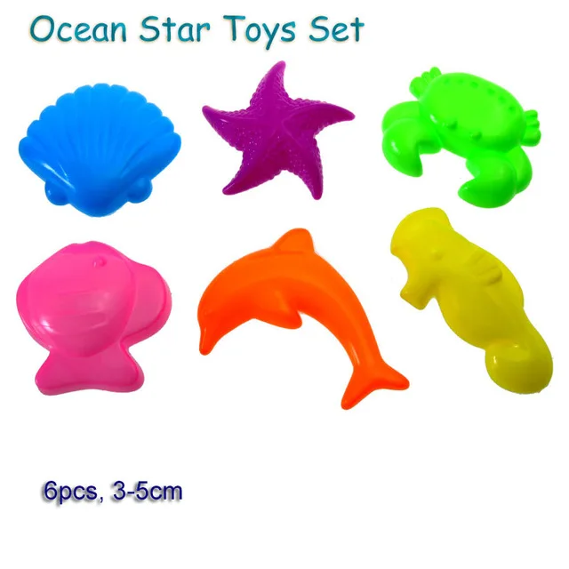 Ocean Star Toys Set 100 г/компл. песка клей для Slime глина Новинка пляжные игрушки модель песка глины динамический волшебные игрушки для песка для носки в подарок на Рождество для детей - Цвет: Ocean Star Toys Set