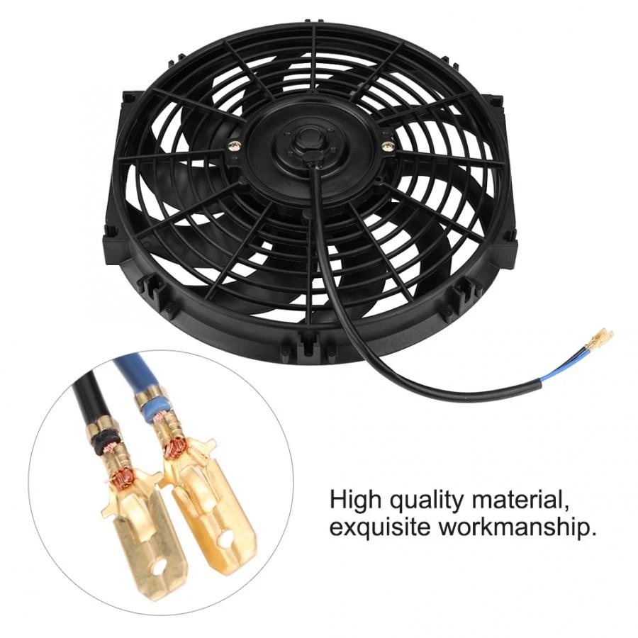 12 Inch Universal Mobil Slim Push Pull Electric Engine Cooling Fan 12v Dengan Mounting Kit Mobil Motor Ventilador Penggemar Kit Aliexpress