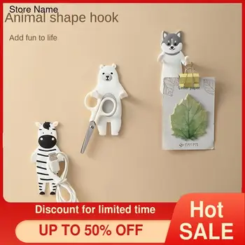 

Multi-Function Hook Stickers Cute Strong Hook Seamless Flexible Glue Hole-Free Hanging behind the Door Refrigerator Stickers