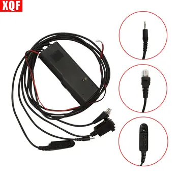 

XQF 10PCS 4in1 Programming Cable for Motorola Radios GP88S GP328 GP300 GM300 GP88S Two Way Radio
